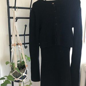 Free People Two-Piece Sweater Dress Set